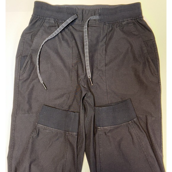 Lululemon XS Elastic Waist CA35801 RN 106259 Joggers Womens Black Pants - Picture 4 of 7